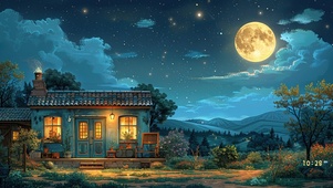 月下小屋