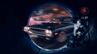 汽车狂飙的雨夜