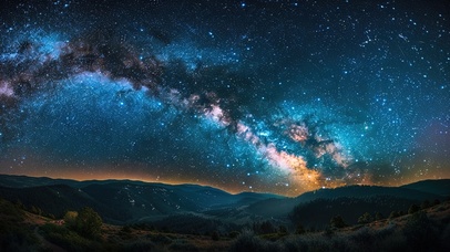 璀璨星河漫天繁星流星雨