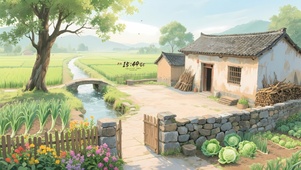 童年复古怀旧小院