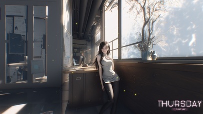 她的容颜宛如一幅山水画