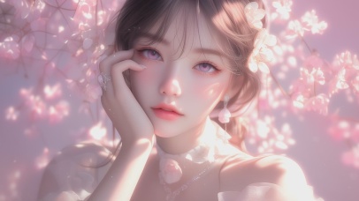 【原创】唯美小清新粉色系美女