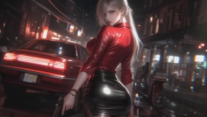 性感插画美女