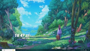 回家途中桌面主题