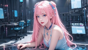 4k甜美电竞女神