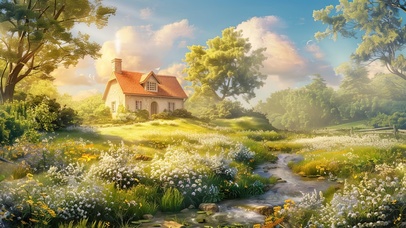 唯美治愈乡村小屋