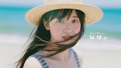 日系清新海边少女