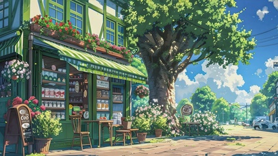 清新乡村便利店