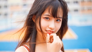微笑的美女