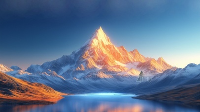 日照金山迎好运