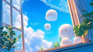 可爱初夏团团