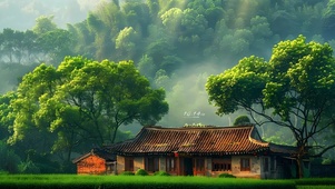 青山下的人家