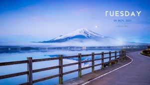 雪山河流云水间