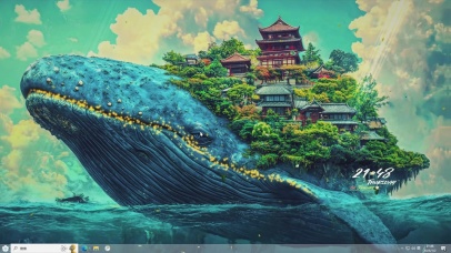 清新创意插画-桌面主题