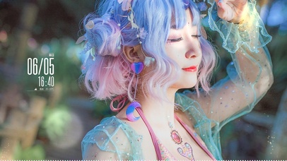 4K短发御姐美女