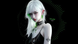 白毛女孩