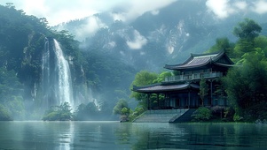 山水寺院