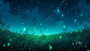 夜空流星