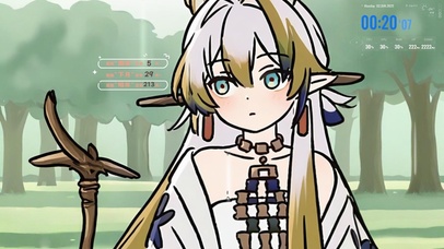 明日方舟黍呆萌年限手绘风3雨景