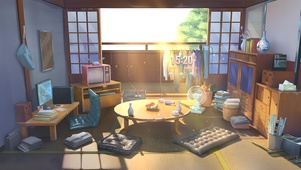 夏日午后阳光小屋
