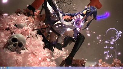 原神雷神雷电将军樱花飞舞