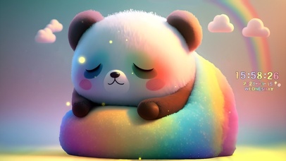 呆萌的瞌睡小熊猫