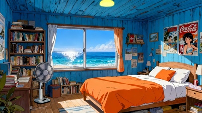 海岸卧室