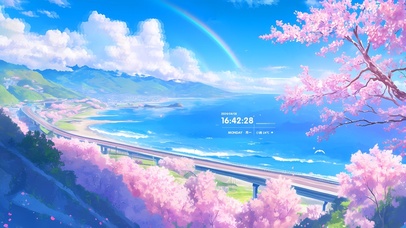 4K 彩虹环海公路