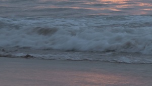 落日海滩