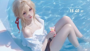 泳池少女薇尔莉特
