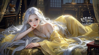 卧房休息的少女