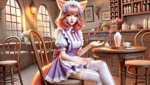 【沐泽呀】妲己 女仆咖啡