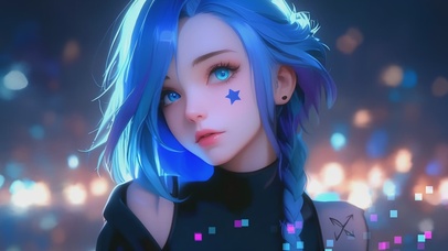 4K可爱治愈少女