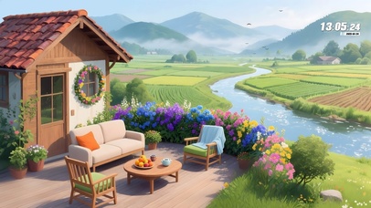 悠闲的乡村生活