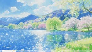 湖光潋滟-桌面主题