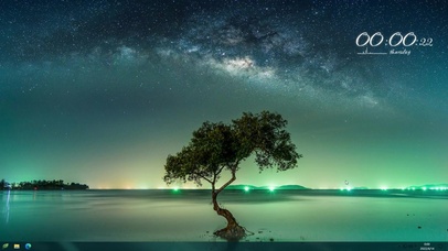 星空下的树-幻想星空