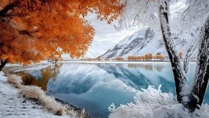唯美的雪景