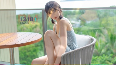 清纯可爱双马尾学妹