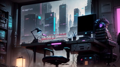 4k炫酷都市230417