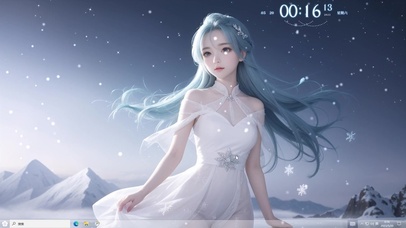 4k冰雪美少女