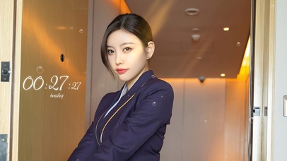 超好看制服女闺蜜