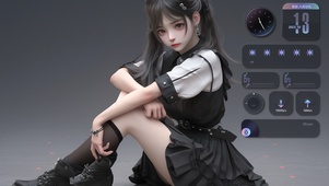 唯美可爱少女