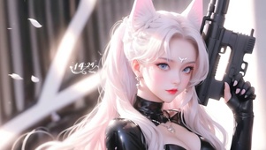 兽耳美女战士