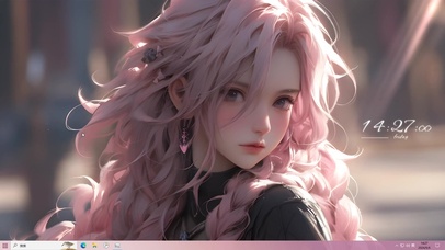 清纯朦胧感少女