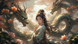 双龙格之古风美女