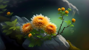 小清新护眼鲜花