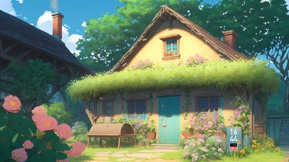 治愈 乡村 花房