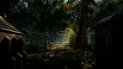 4k 治愈绿叶森林小屋