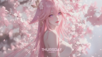 粉色甜美治愈女孩