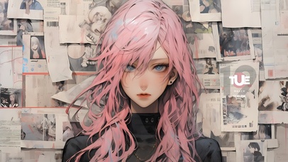 复古旧漫画报美女